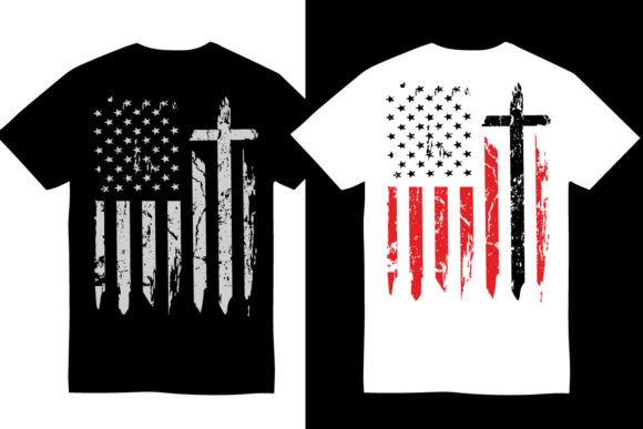 Evaluating the Christian Cross American Flag USA Vector for Professional and Personal Use