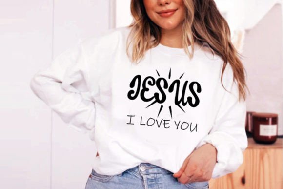 Jesus Retro Modern Print SVG for POD Projects